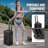 1.58 Cu.ft Weatherproof Hard Case with Retractable Pull Handles & Wheels  Protect