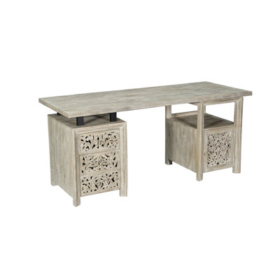 Harleen Solid Wood Writing Desk