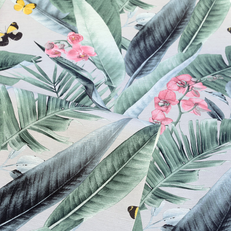 Rouleau de papier peint L 33 pi x l 21 po Lush Tropical