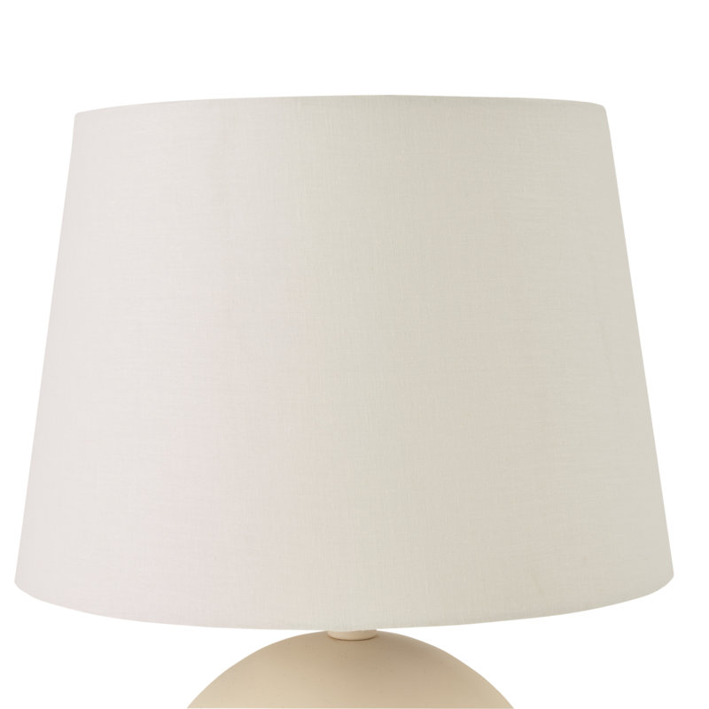 Jiovanna Metal Table Lamp, Cream, Clear