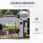 Abri de jardin à double toit-2127314715