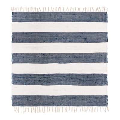 Priolo Cotton Striped Indoor Rug