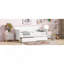 Lit de jour simple en bois de pin avec deux tiroirs de rangement-935294521