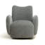 Fauteuil d'appoint pivotant à 360 ° en chenille-130132675