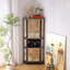 Armoire de rangement de vin d'angle