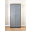 Puckett 2 Door Solid + Manufactured Wood Wardrobe-131497485