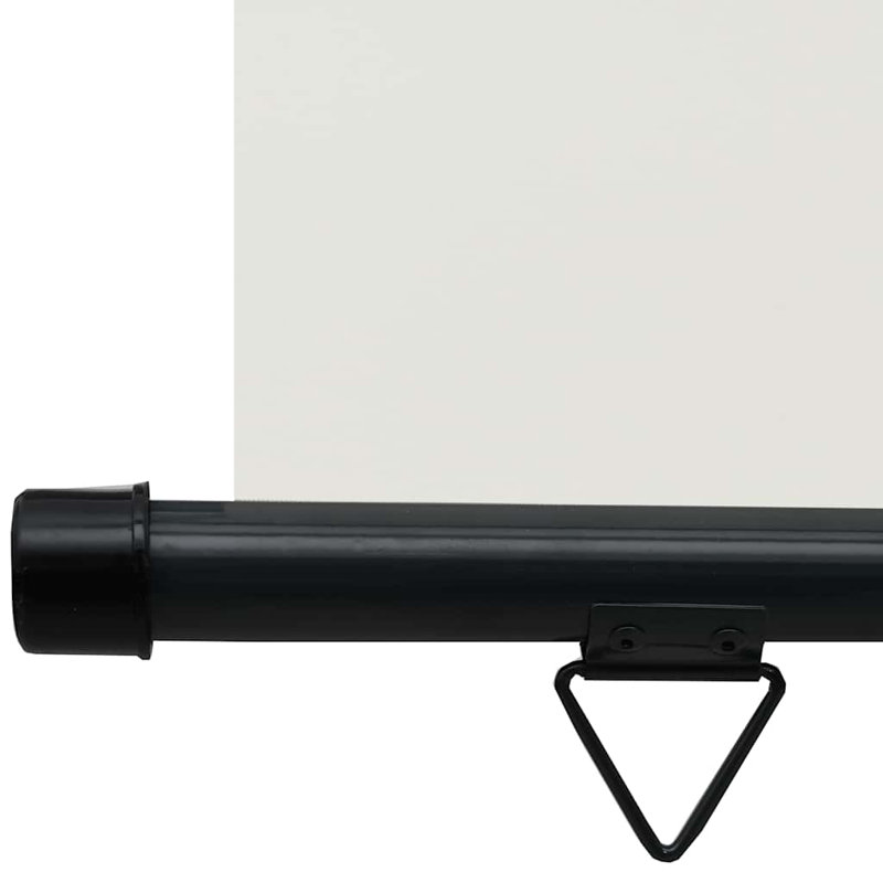 Paravent rétractable vidaXL, H 98,4 po x l 35,4 po, Crème