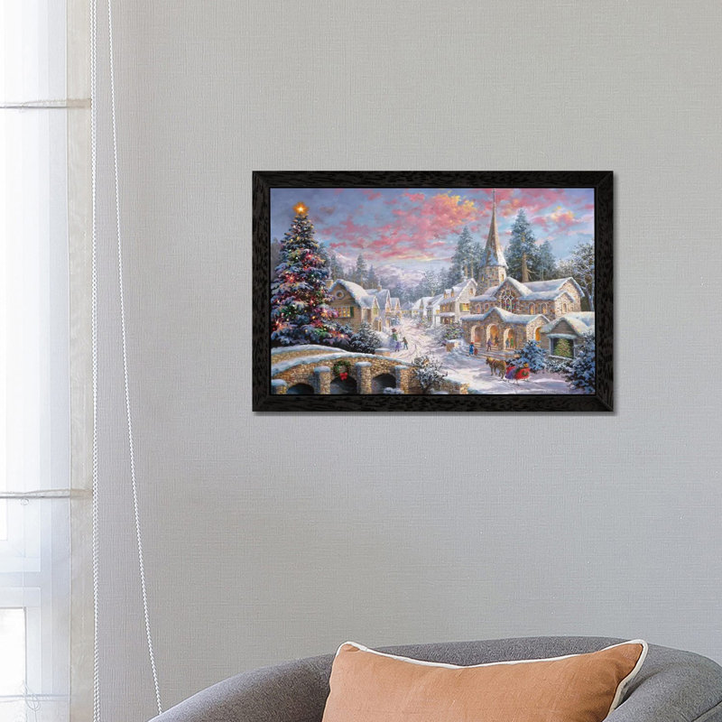 Nicky Boehme - Print on Canvas, 101.6 cm H x 66.04 cm W, Black Framed Canvas