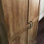 Armoire de rangement en bois d'ingénierie de style campagnard et moderne, brun-2089768073