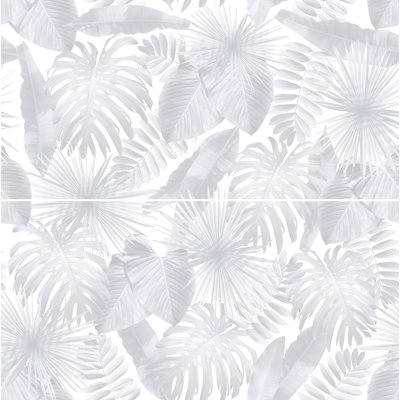 The Jungle Tile Collection - Concrete 12" x 24" Porcelain Nature / Floral Wall & Floor Tile