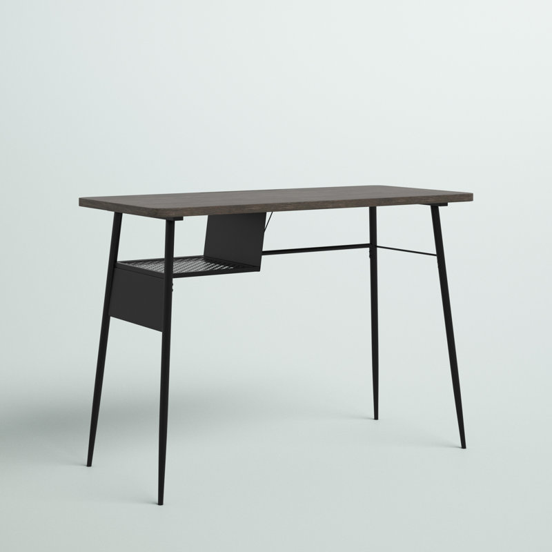 Urban Desk with Storage, Cerused ash