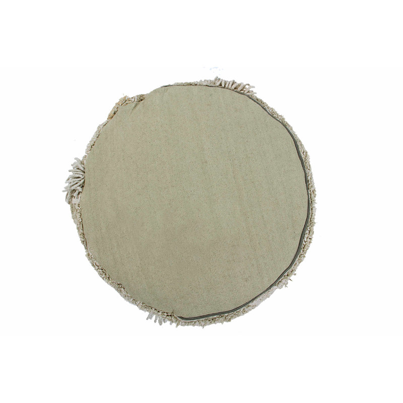 Cotton Woods Round Pouf
