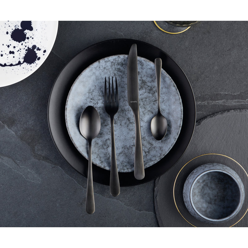 Ensemble de couverts 20 pièces Boru, service pour 4, Noir