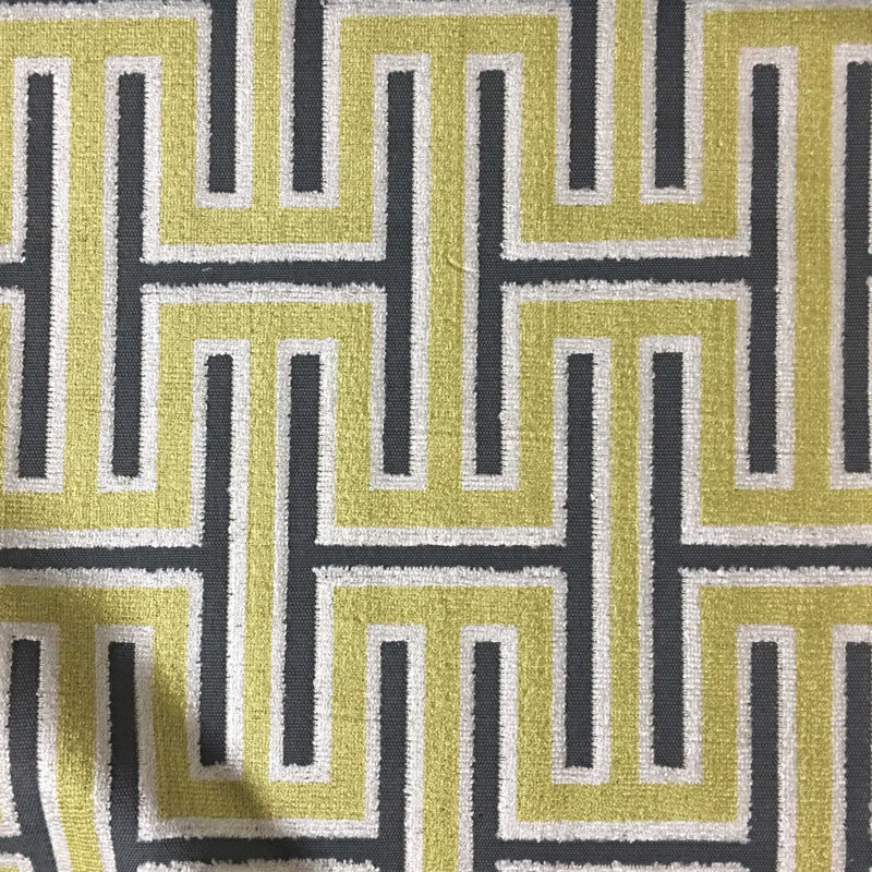Tissu d'ameublement en velours Carlyle-Hyde, Herbe de blé