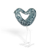 Verre indigo, bleu marine, grand