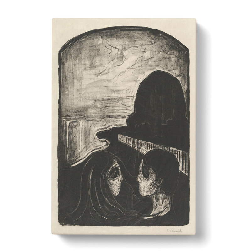 Attraction I by Edvard Munch - Wrapped Canvas, 50cm H x 35cm W x 3cm D