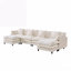 140.9-Inch U-Shaped Modular Sectional Sofa-1724224149