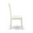 3 Piece Dining Room Furniture Set Contains a Round Dining Table and 2 Wood Seat Chairs, 42x42 Inch, Linen White-718188465-718188463