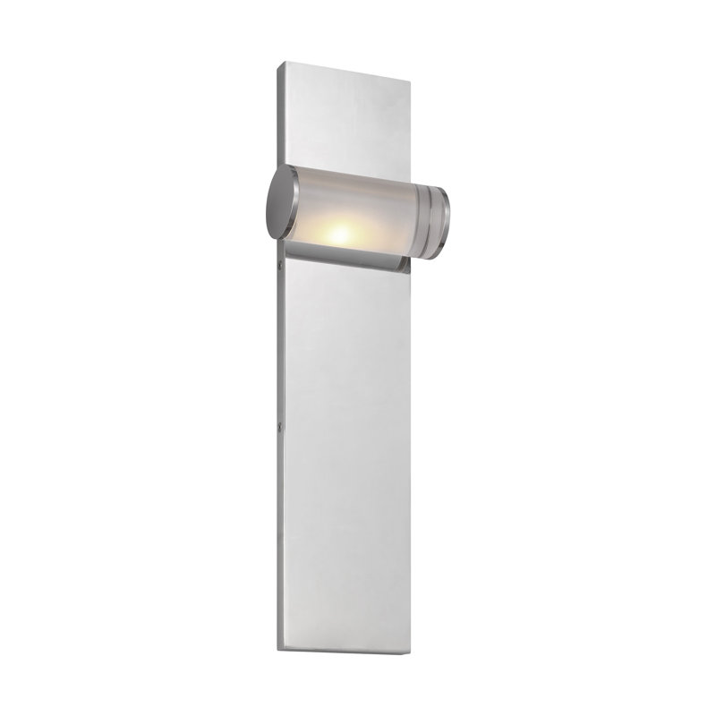Esfera 1 - Light LED Flush Mounted Sconce, Polished Nickel