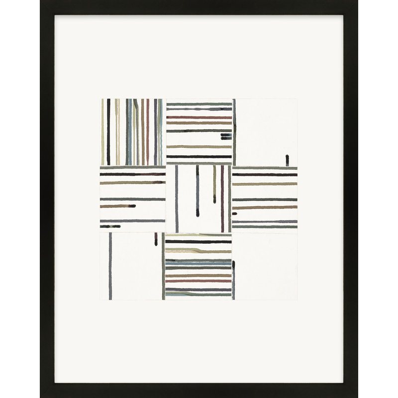 Drips IV Print by Beth James, Black Framed, 30" H x 24" W x 1.25" D