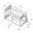  Dontra Kids Twin Over Twin Low Bunk Bed-331384326