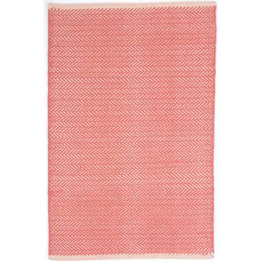 Dash & Albert Herringbone DA291 Linen Rug 8'0x10'0