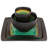 Gibson Elite Ocean Paradise 16 Piece Square Stoneware Dinnerware Set In Jade