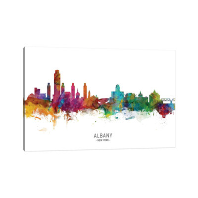 " Albany New York Skyline " by Michael Tompsett