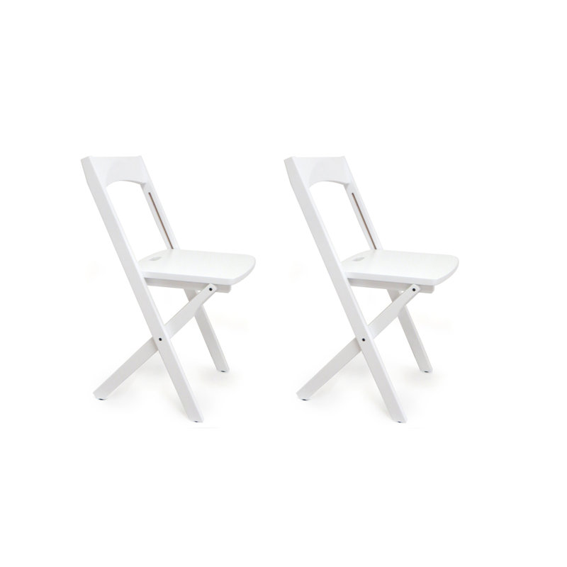 Millwright Folding Chair, White