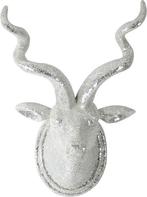 Kudu Head Glass Wall Decor