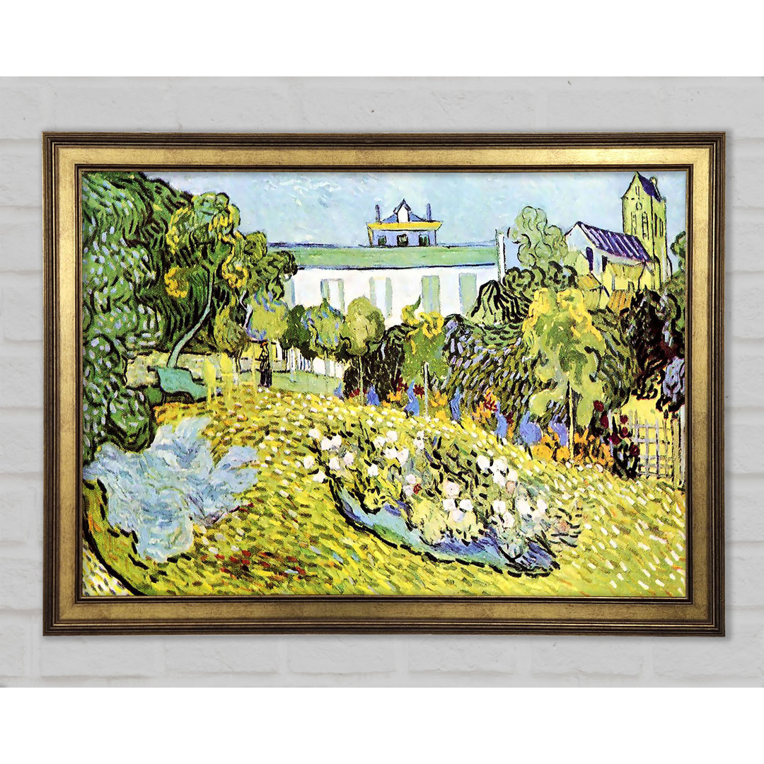 Van Gogh Der Garten der Daubignys - Druck