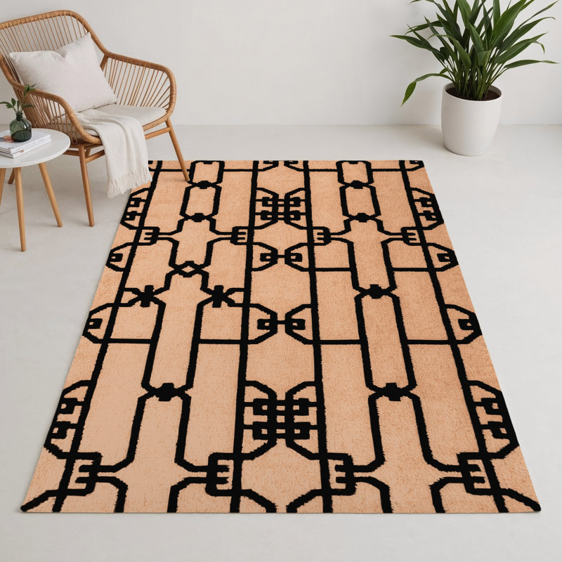 Tapis brun intérieur et extérieur Trellis, Rectangle 9 pi x 12 pi