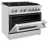 ZLINE 36 in. Legacy Dual Fuel Range w/ 6 Burner Cooktop & Electric Oven w/ Door