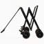 Wagon pliant robuste pivotant sur 360 ° à roue arrière-112369152