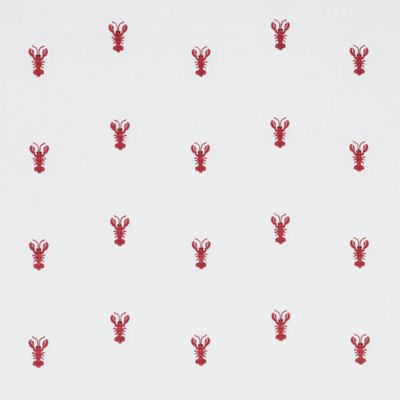 Lobster Embroidery Fabric