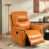 Orange Faux Leather