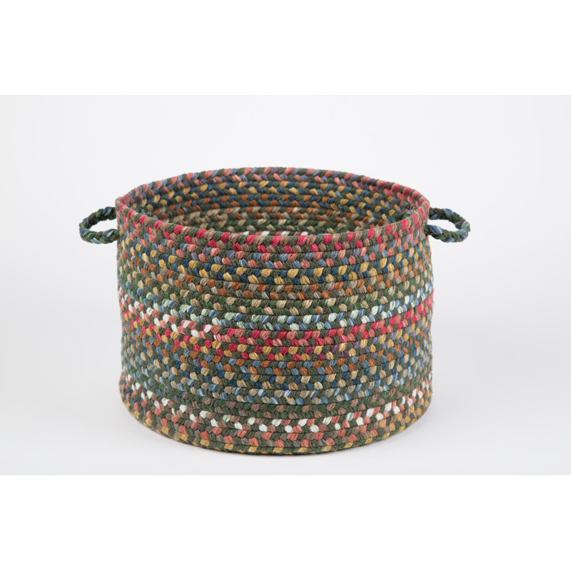 Panier en tissu, Émeraude