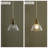 1-light Vintage Pedant Light Glass Pedant Lighting For Kitchen Island Living Room