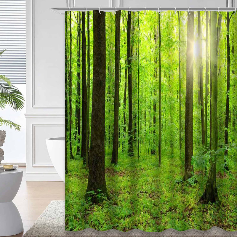 Rideau de douche Sun Forest, L 72 po x l 78 po
