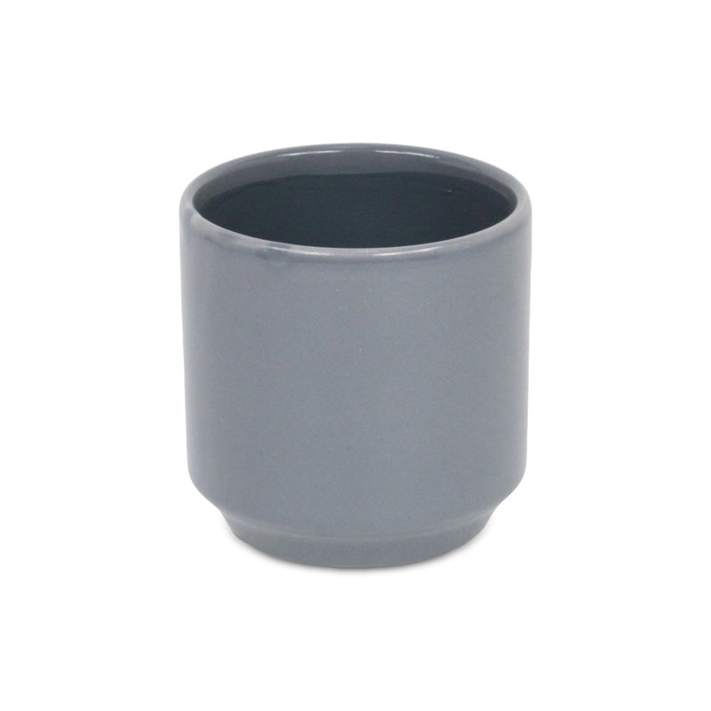 Pot à fleurs Lytchett, gris, H 5 po x l 5 po x P 5 po