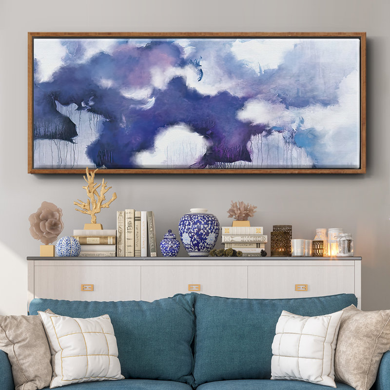 Acquiesce - Framed Canvas, 8" H x 20" W