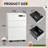 3 Drawer Mobile File Cabinet With Combination Lock, Fully Assembled Metal Filling Cabinet Except Wheels-2078315156