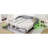 Twin Xl To King Upholstered Daybed With Led And Two Storage Drawers, Gray, Ideal For Changing Spaces Gray Extendable Long - Lasting-1452433901