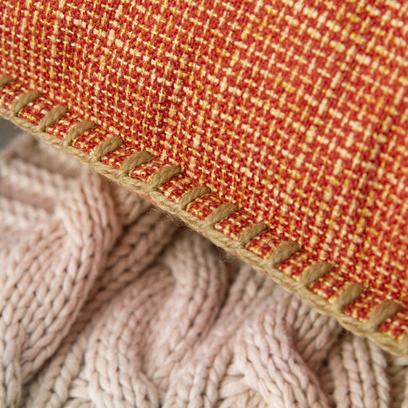 Pillow Cover, Orange, 20"H x 20"W