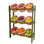 Fixturedisplays® 38,5 po x 44,0 po x 11,3 po, étagère en bois sur pied, 9 paniers - chêne vert 19397