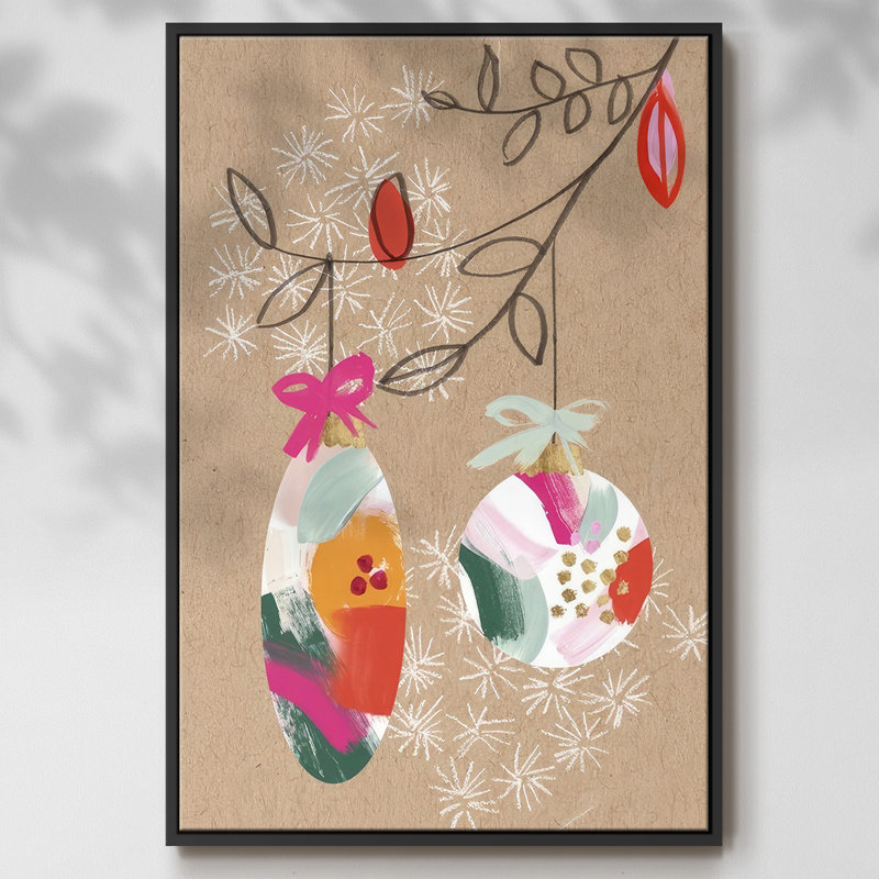 Crafty Christmas Collection B, H 41 po x l 27 po x P 1,5 po, Noir
