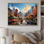 City Atlanta Popart III, reproduction d'art sur toile-1873113810-1873348233