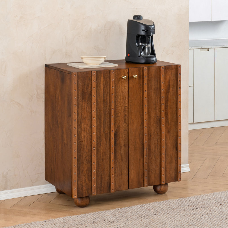 Ola Solid Mango Wood Accent Cabinet