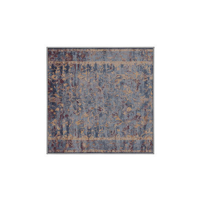 Tapis gris soyeux et moelleux
