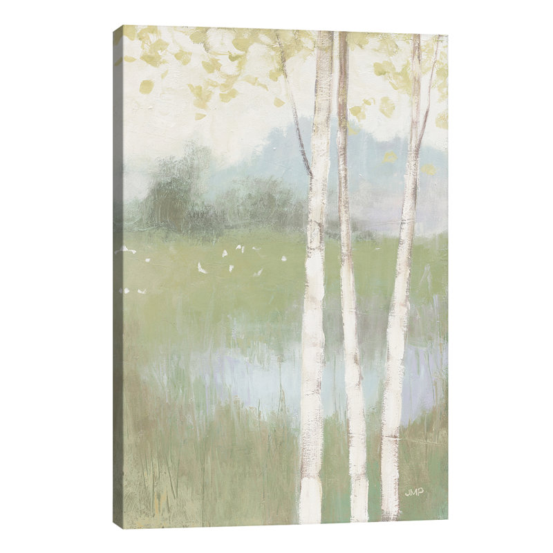 Spring Fling II Cool Crop - Wrapped Canvas Painting, 152.5 cm H x 101.5 cm W